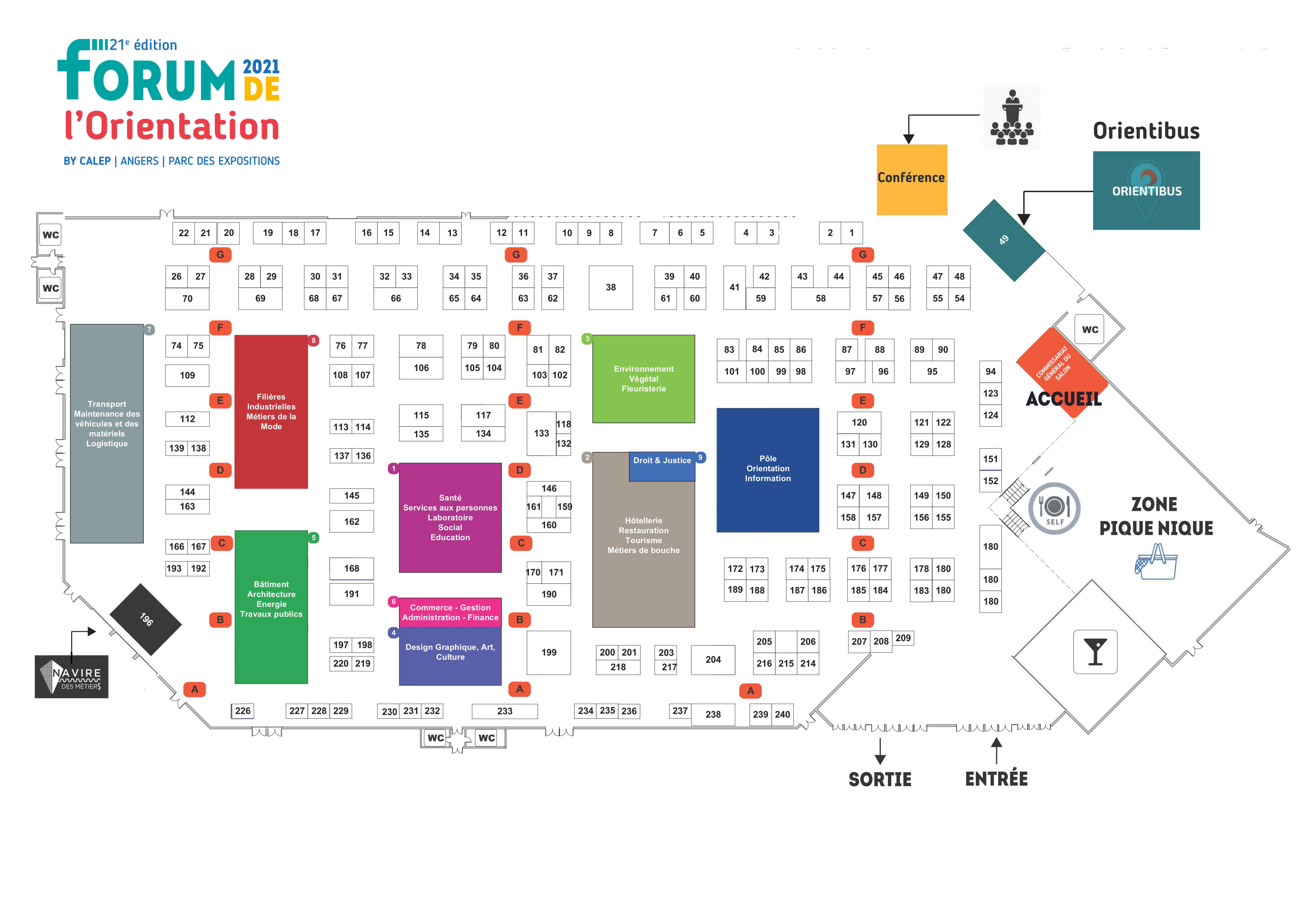Plan du Forum > Forum de l'Orientation d'Angers